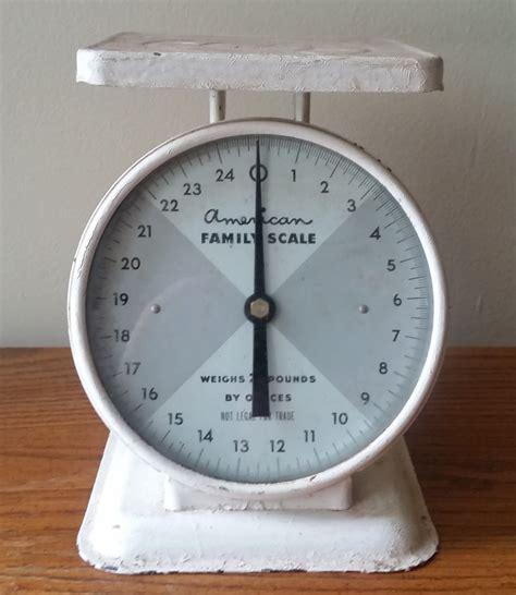 american family scale antique|vintage american family kitchen scale.